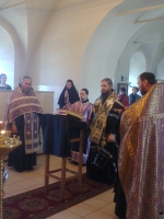 Вадыка Савватий в Спасском кафедральном Соборе г. Тары