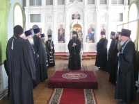 Совместное говенье духовенства Тарской Епархии
