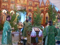 праздник Святой Троицы в Спасском кафедральном соборе г. Тары