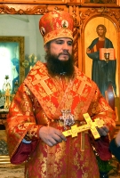 Пасхальный праздник. Епископ Савватий в Тарском кафедральном соборе г. Тары