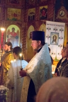 Пасхальный праздник.Иерей Николай Генсицкий в Тарском кафедральном соборе г. Тары